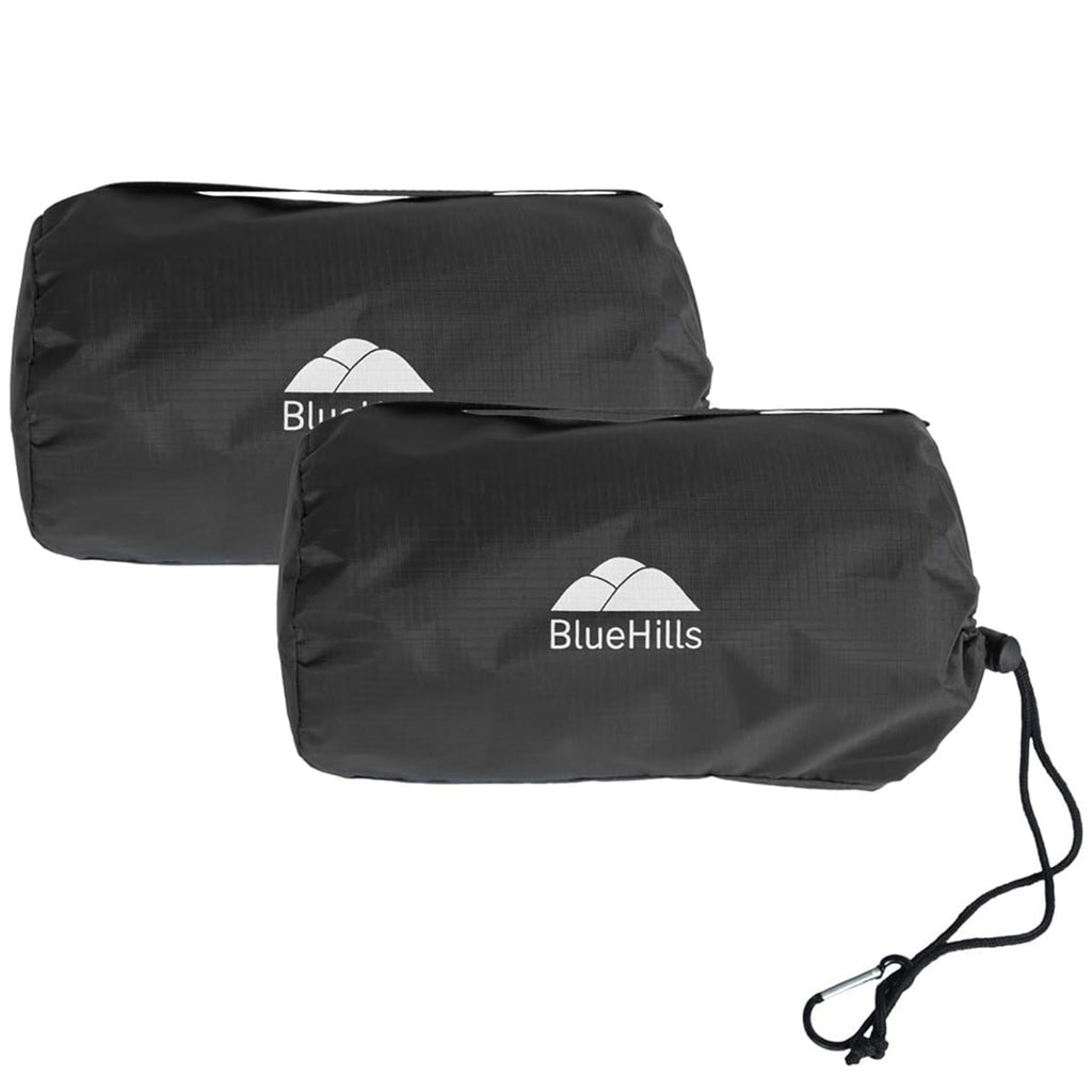 BlueHills Ultra Compact Travel Blanket Pillows for Airplane
