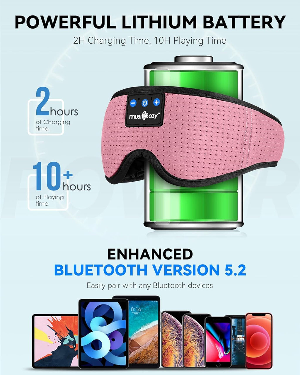Bluetooth Sleep Headband Headphones