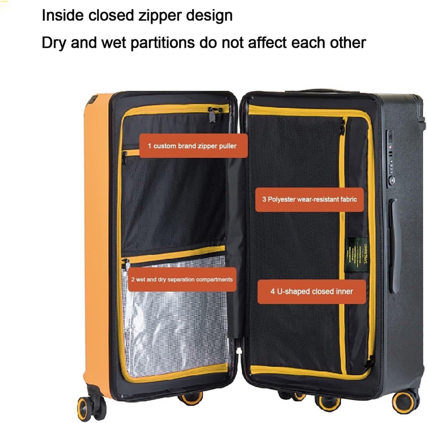 Large Capacity Carry-On Suitcase