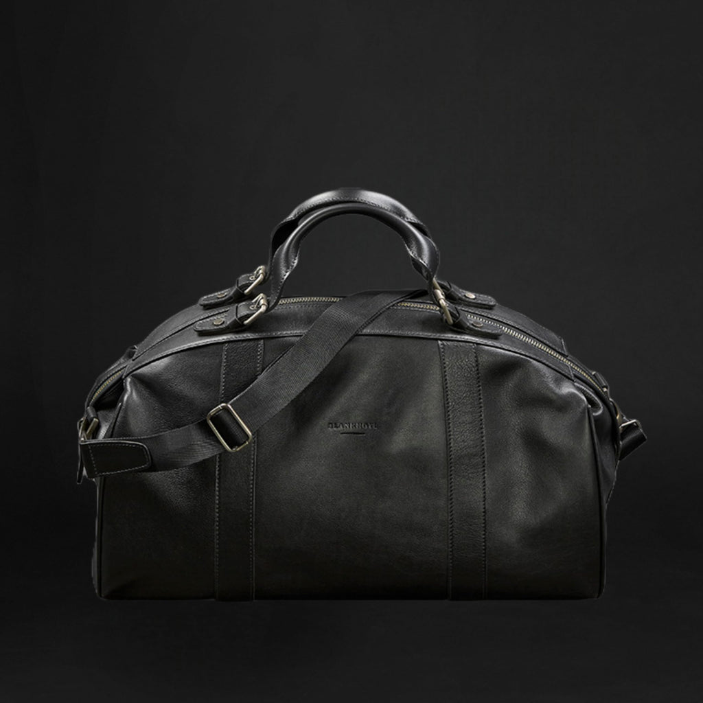 Full-Grain Leather Travel Duffel Bag