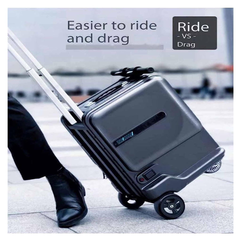 Smart Rideable Electric Suitcase with USB & LED