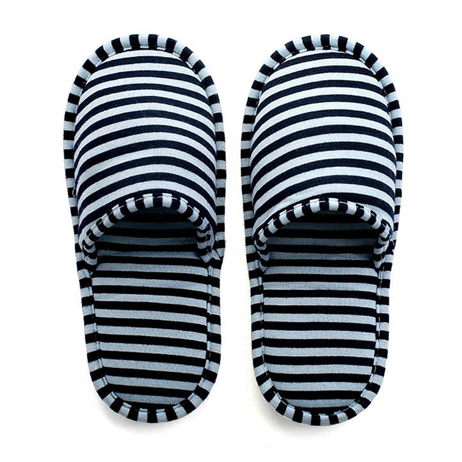 Non-Disposable Travel Slippers Portable Cotton Spa Hotel Guest Indoor Slippers
