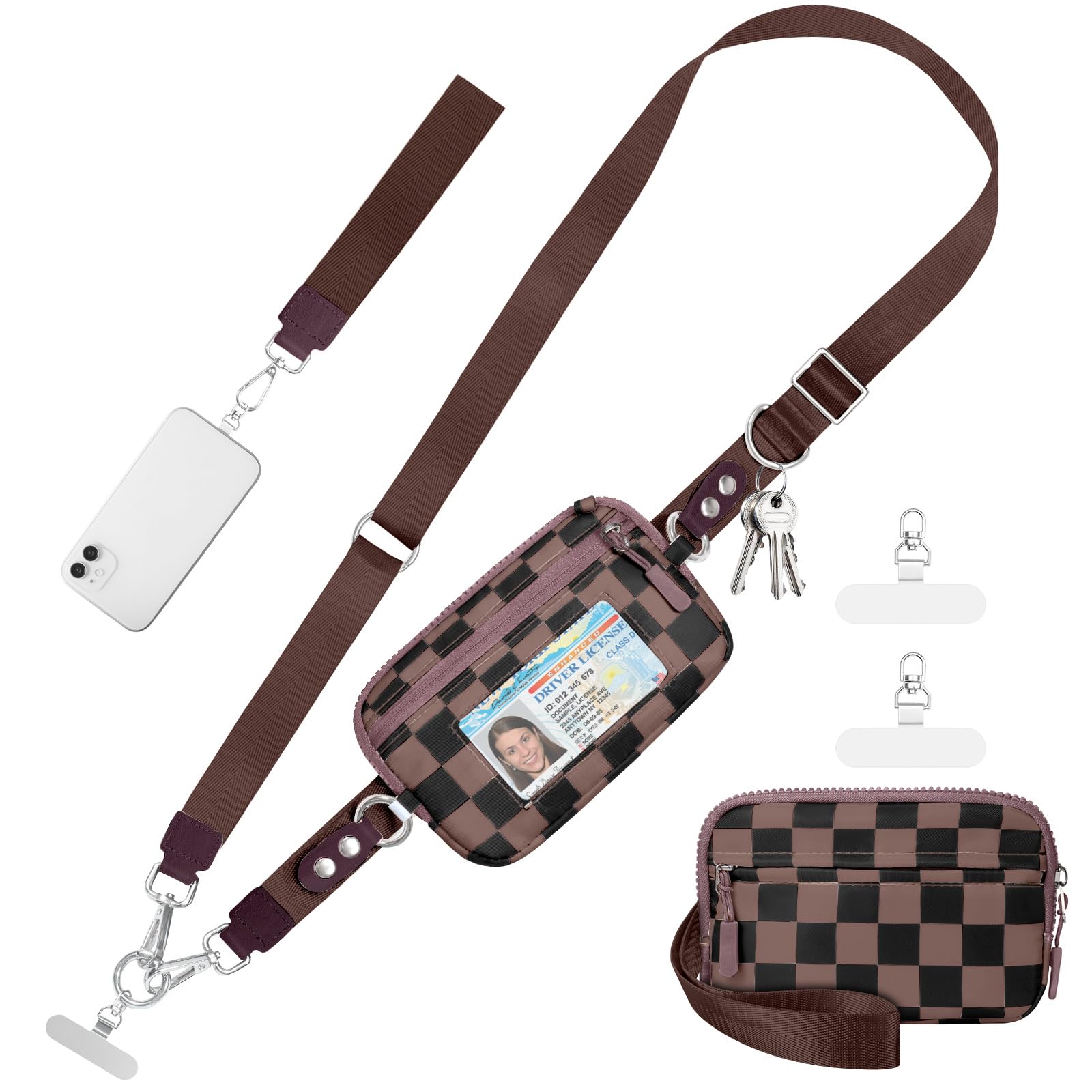 Crossbody Phone Strap Wallet