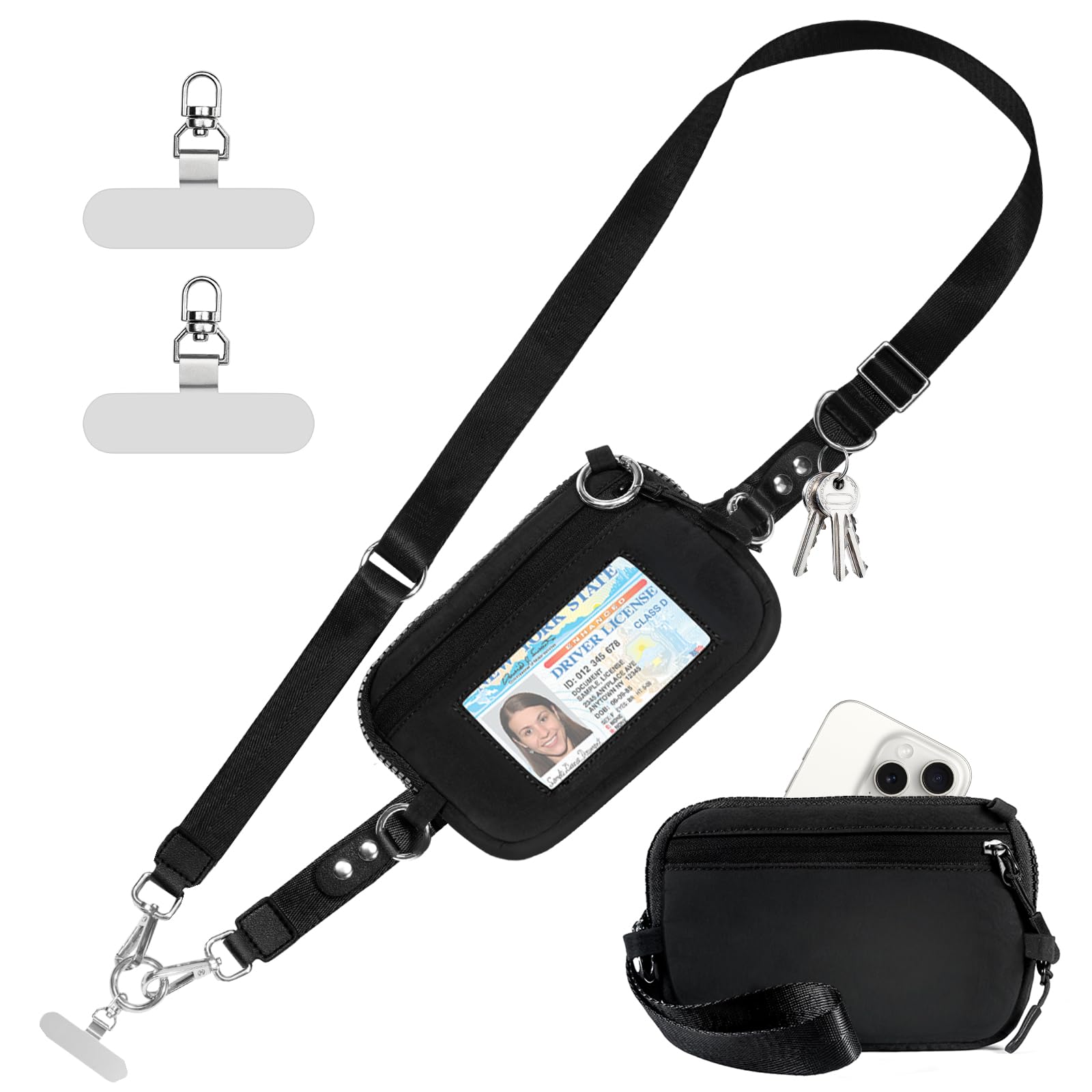 Crossbody Phone Strap Wallet