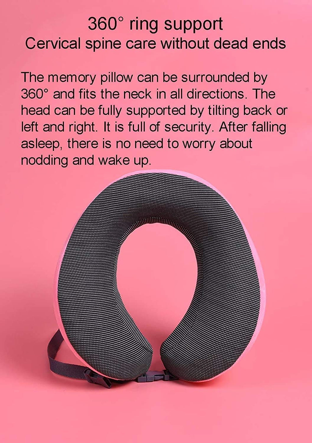 Memory Foam Travel Neck Pillow