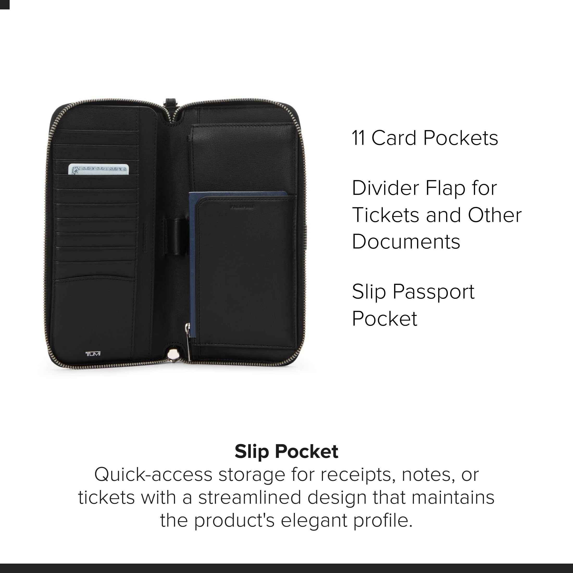 Leather Passport Travel Wallet