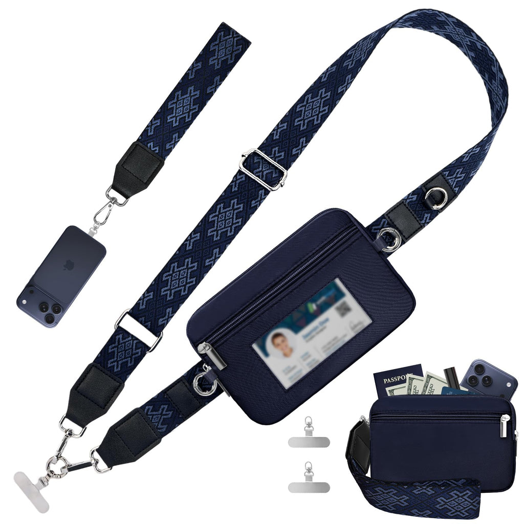 Phone Strap Wallet with RFID Card Holder