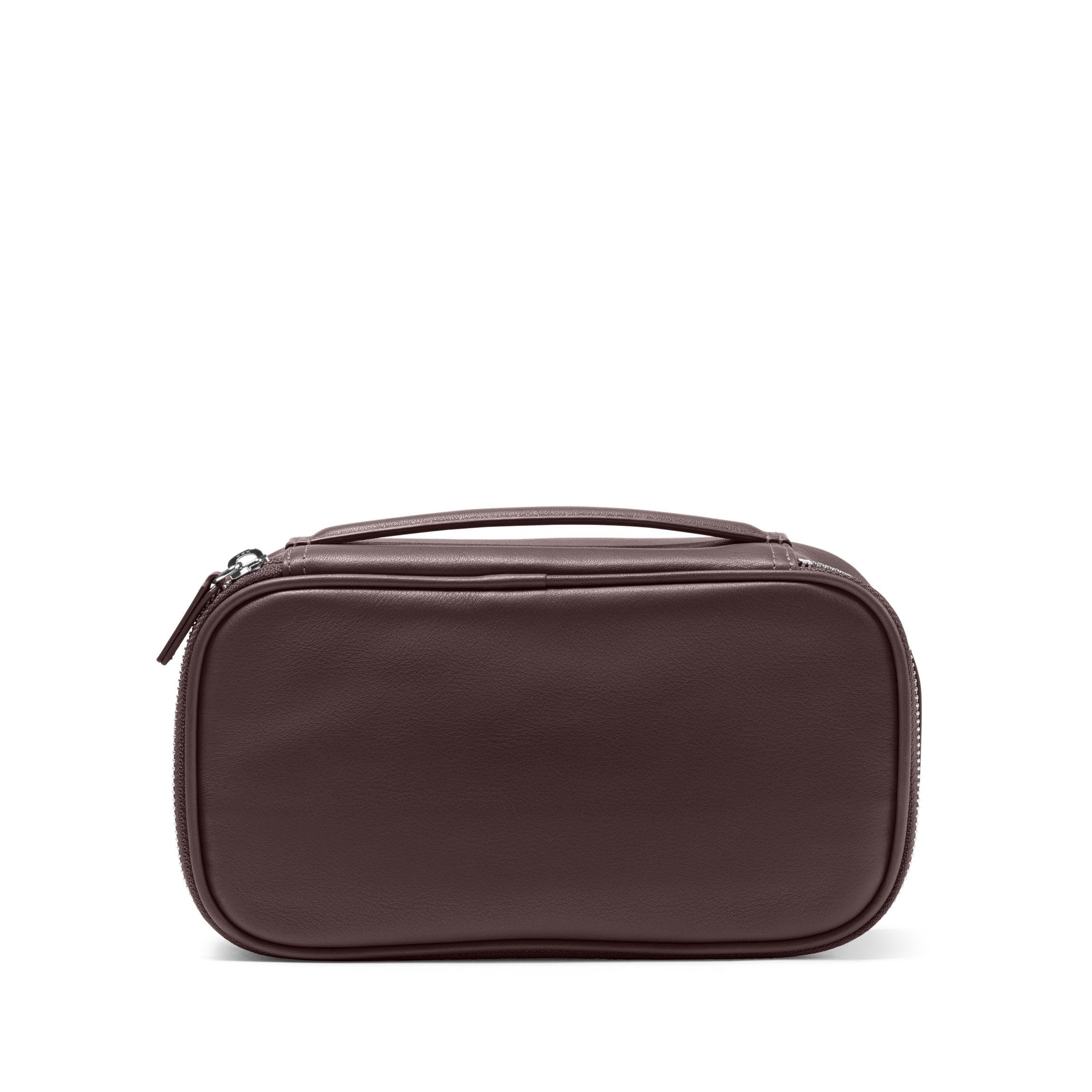 Leather Tech Organizer Bag