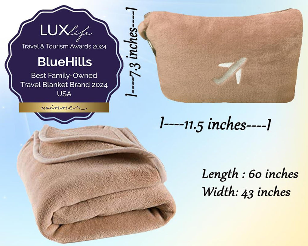 Travel Blanket Pillow