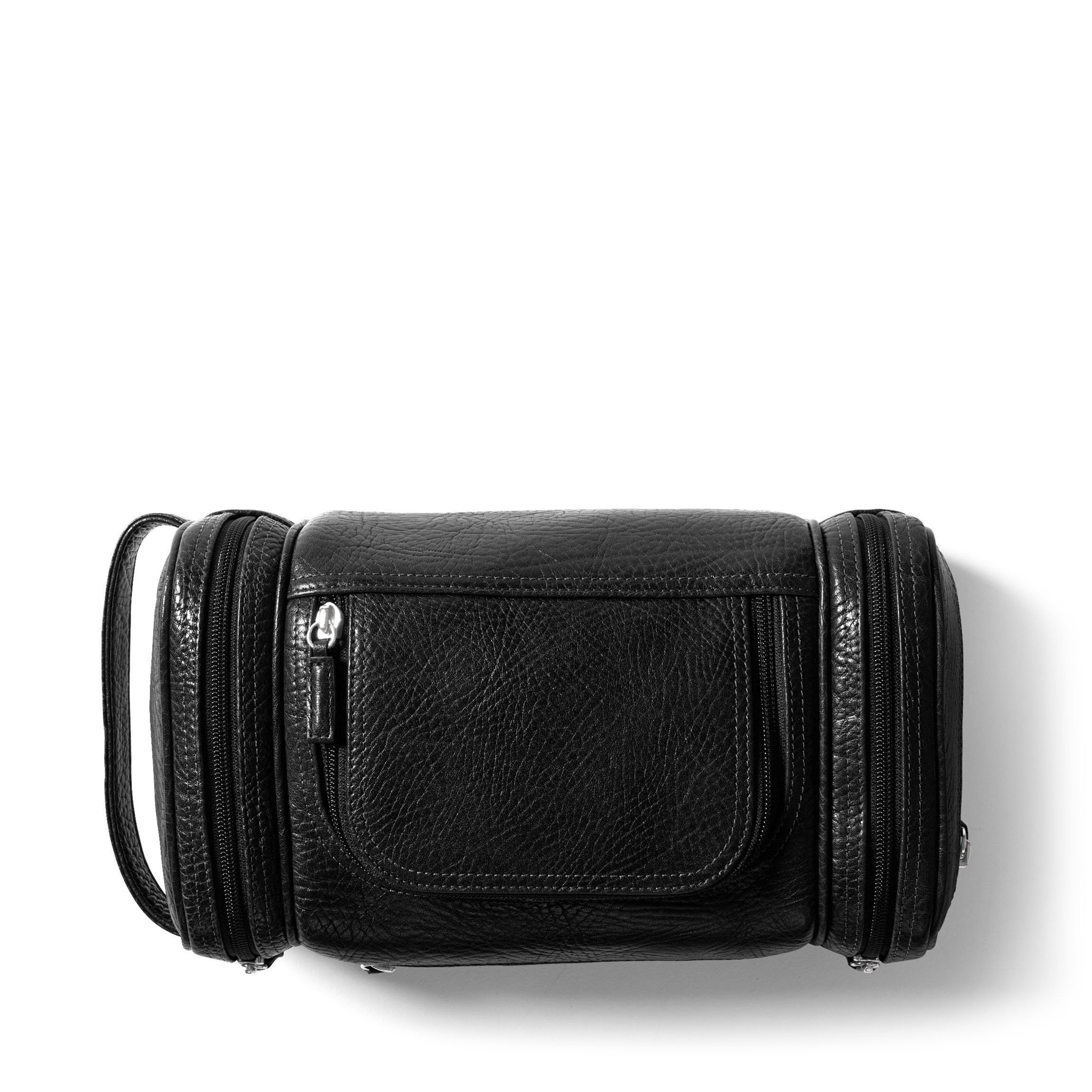 Full-Grain Leather Toiletry Bag