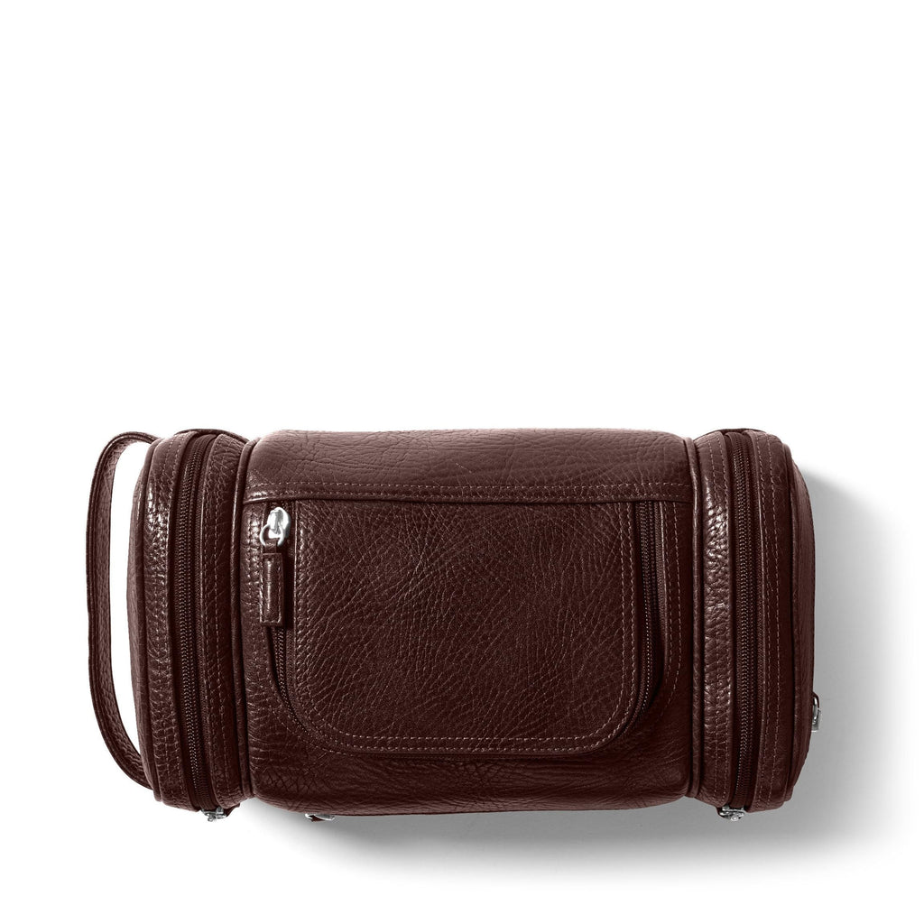 Full-Grain Leather Toiletry Bag