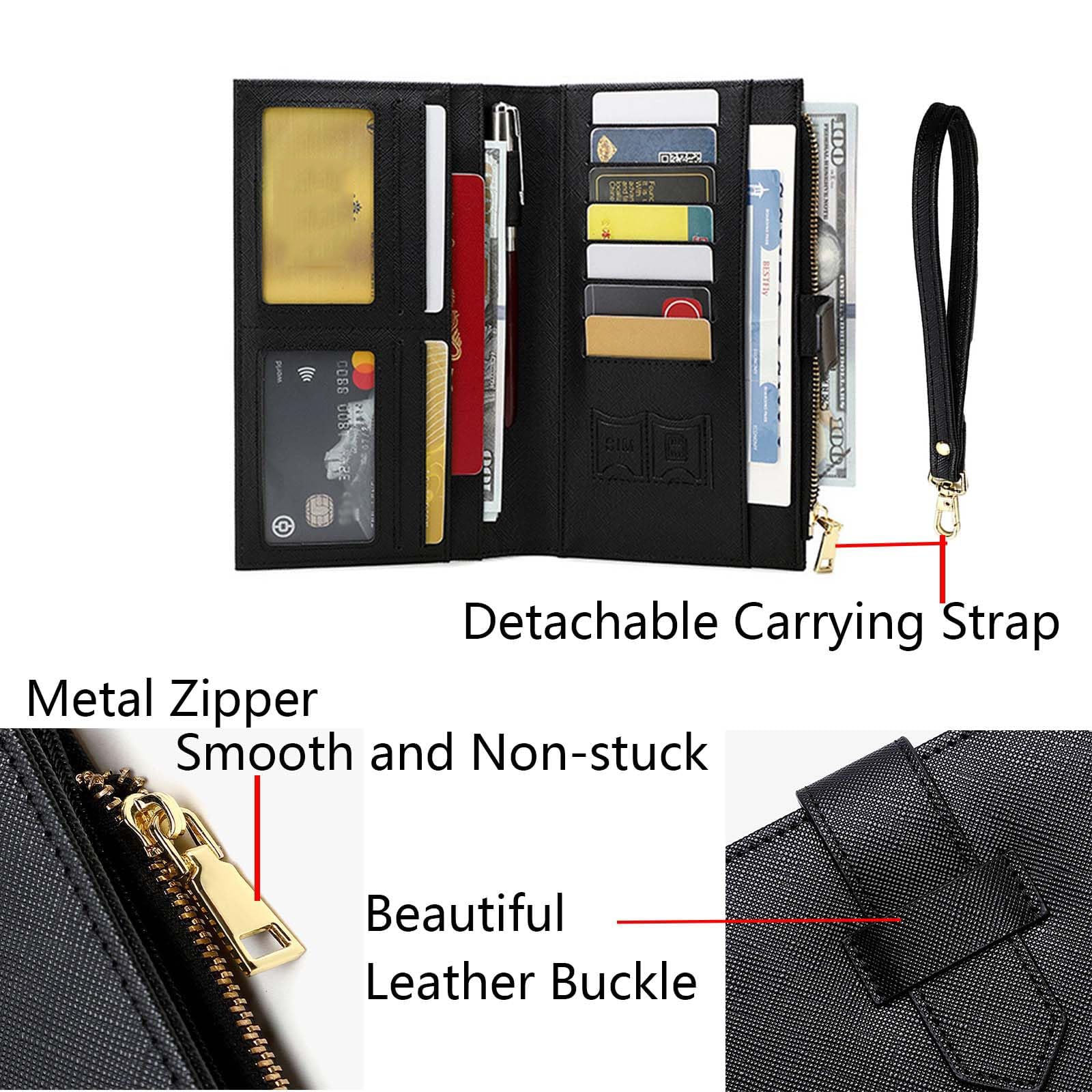 RFID Leather Passport Organizer