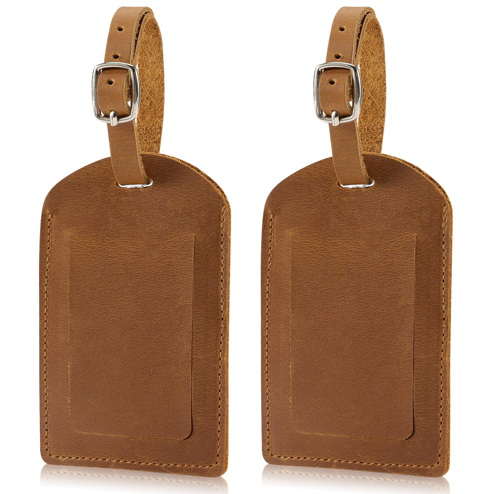 Genuine Leather Luggage Tag