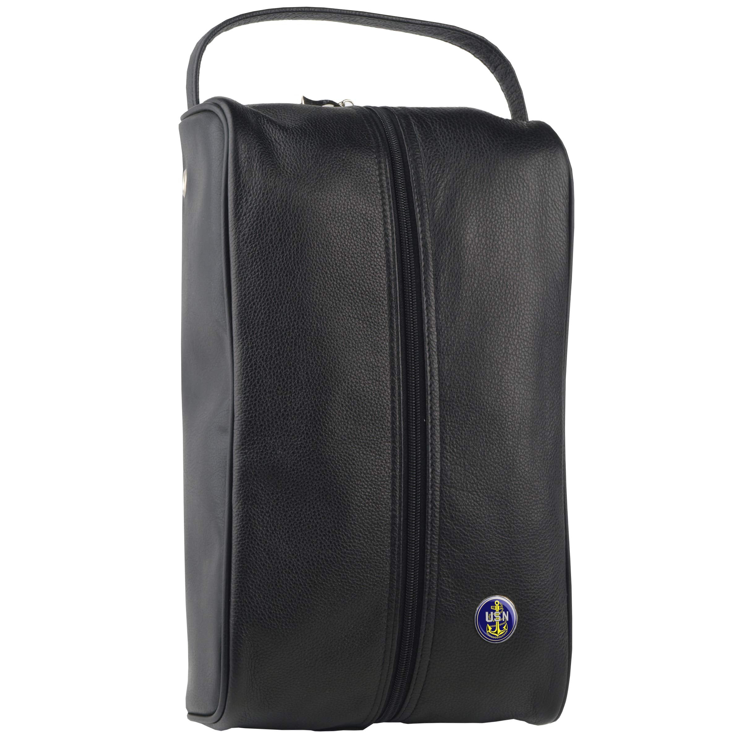 Leather Golf Shoe Bag