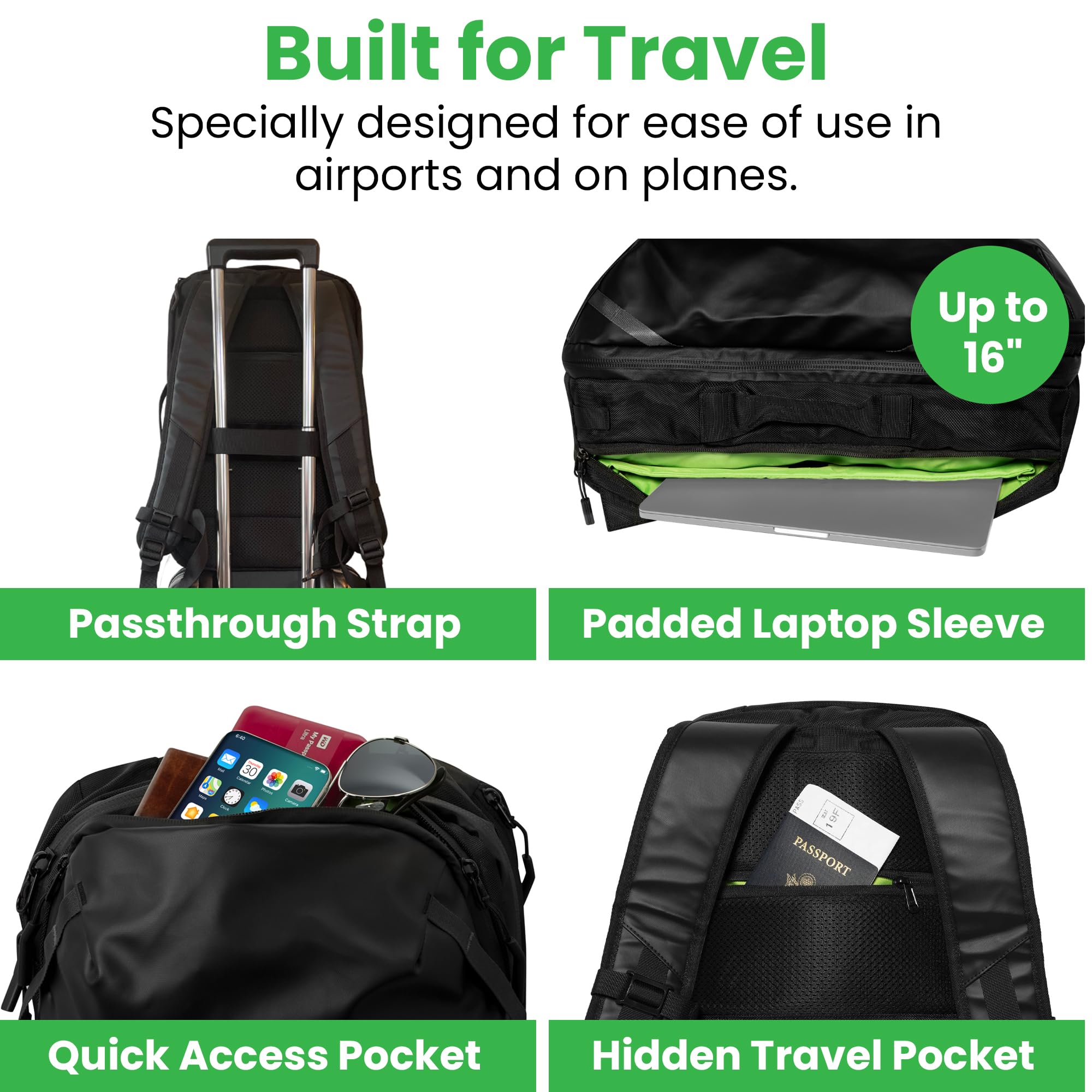 Travel Backpack Bundle