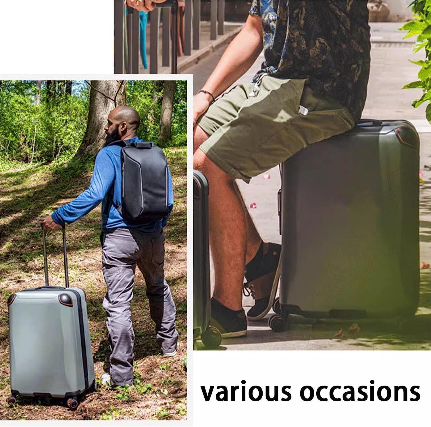 Smart Carry-On Suitcase with USB Charging
