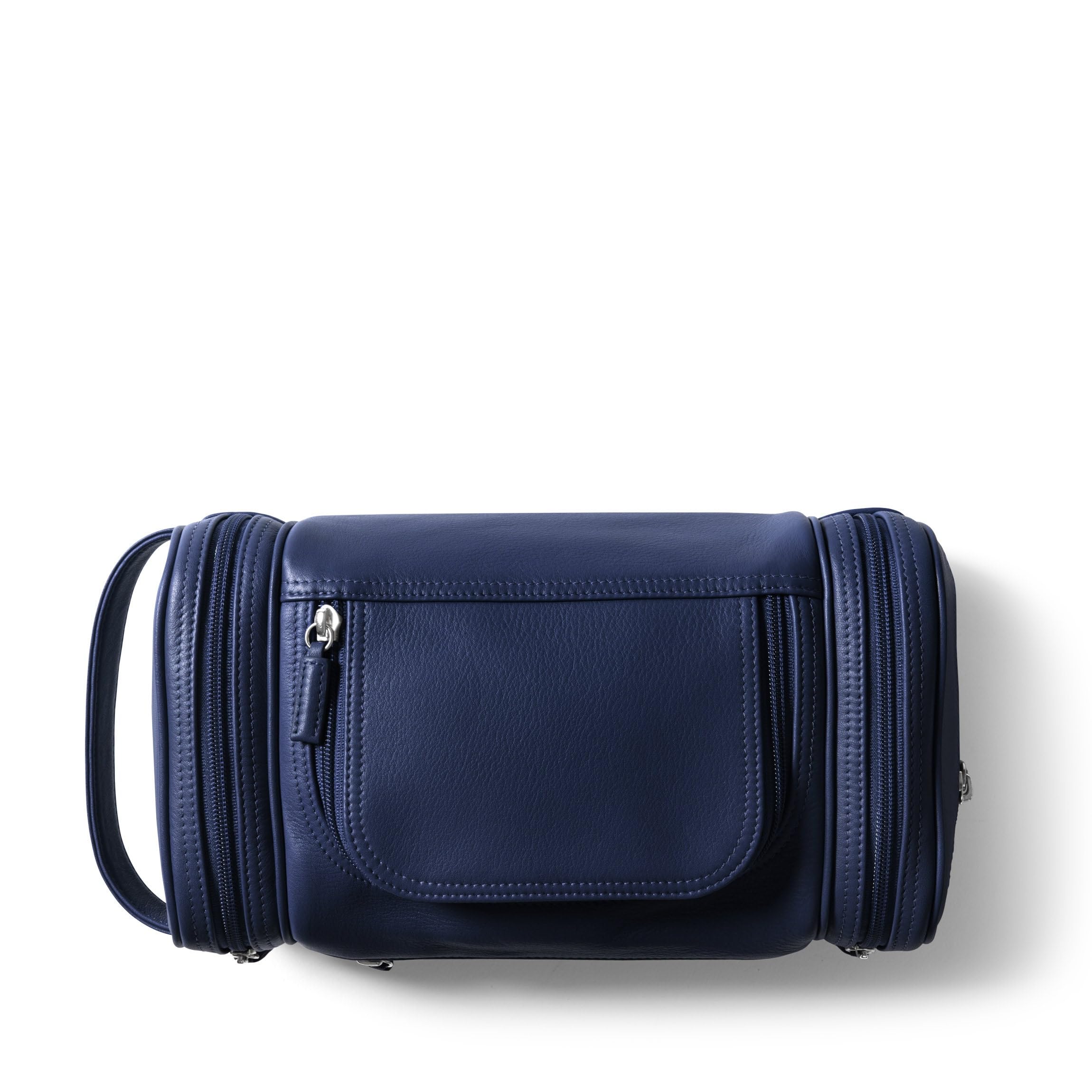 Full-Grain Leather Toiletry Bag