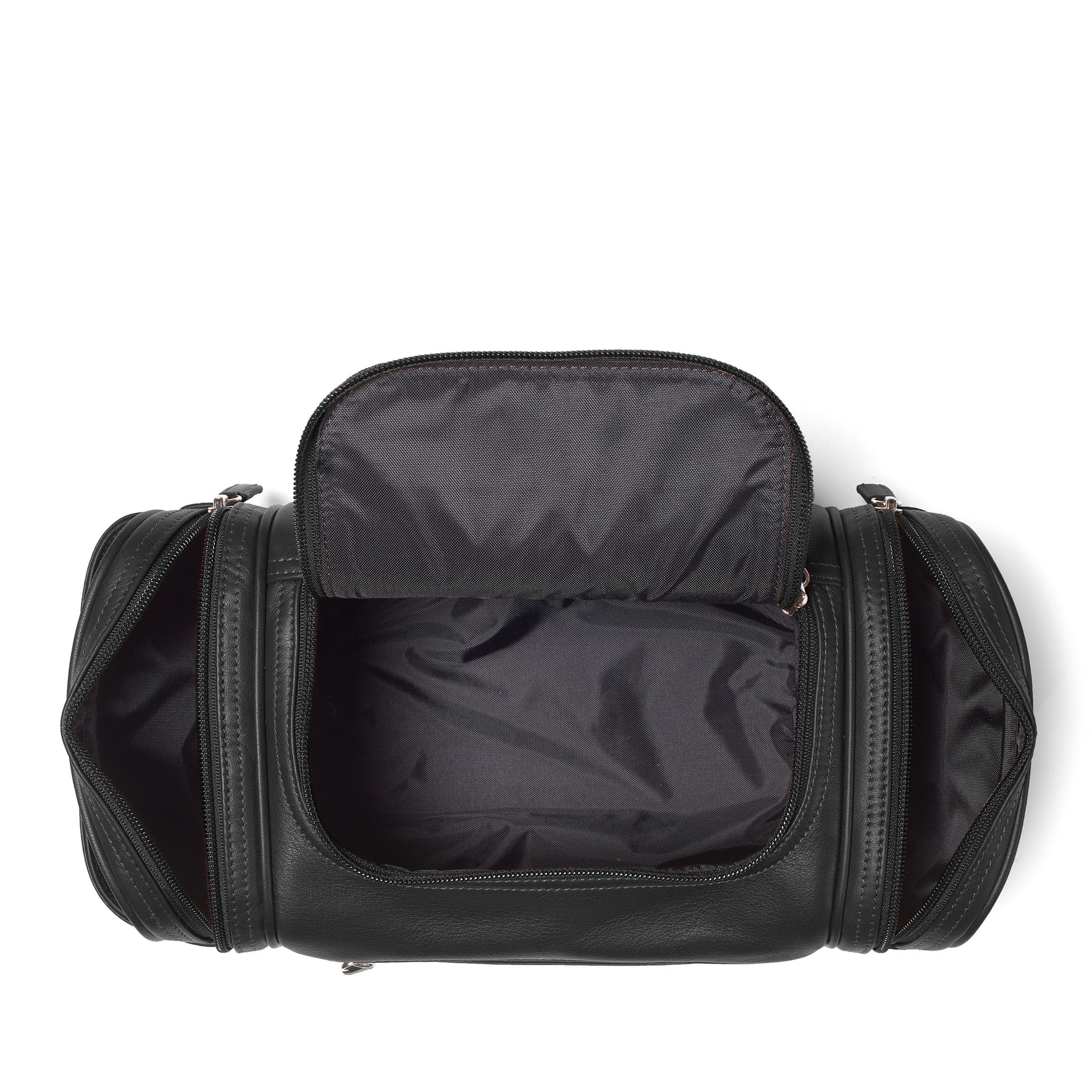 Full-Grain Leather Toiletry Bag
