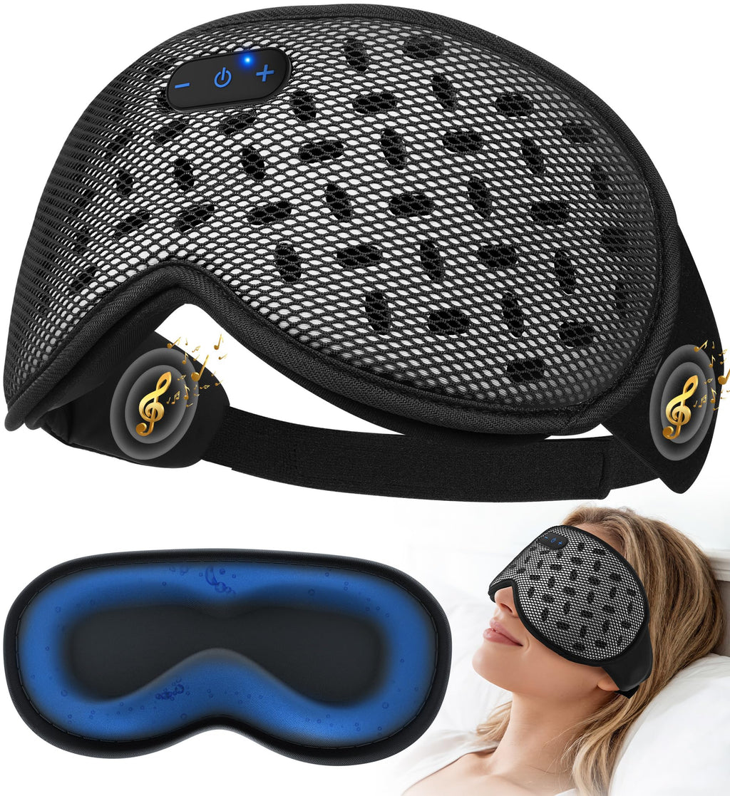 Cooling Weighted Eye Mask & Bluetooth Sleep Headphones